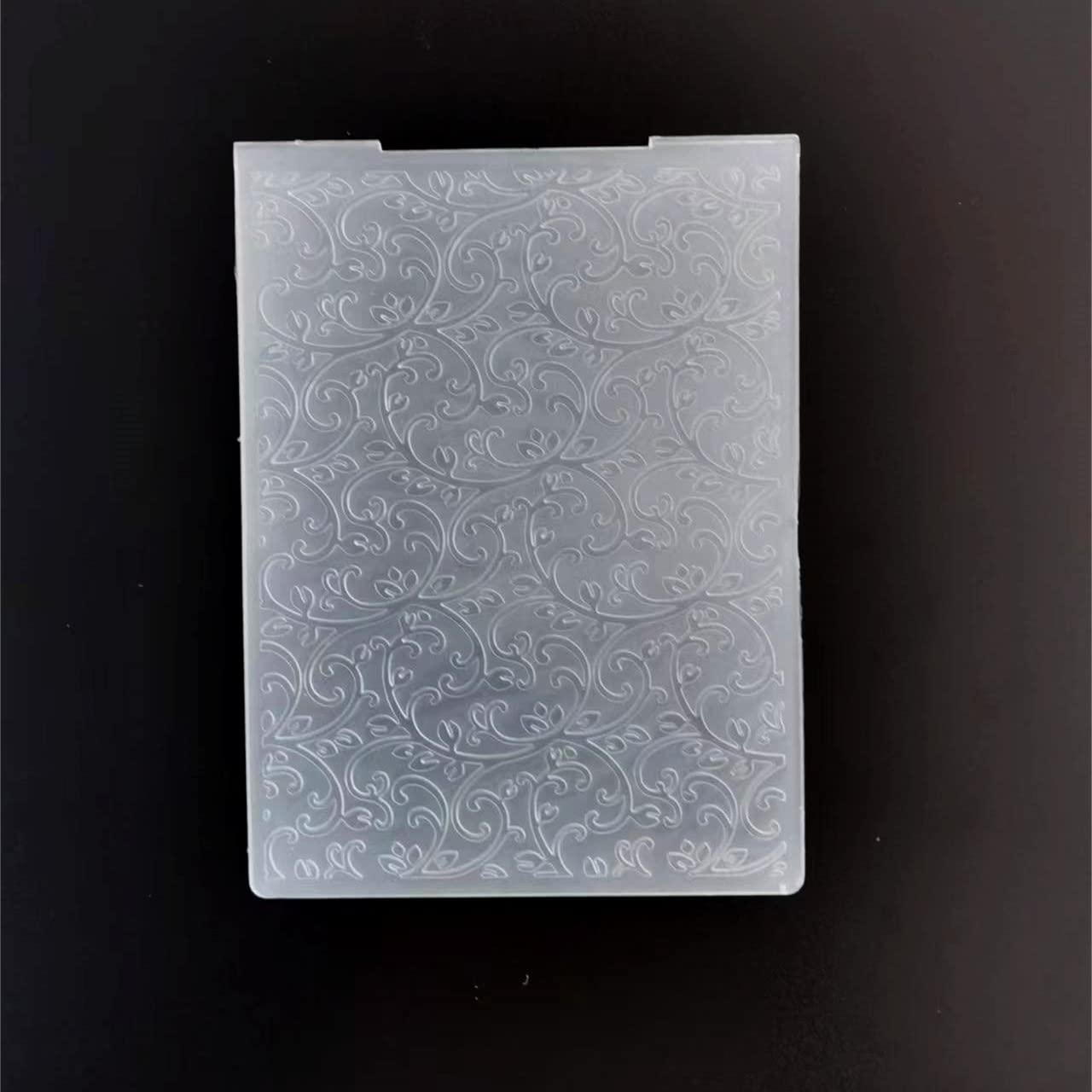 WooYangFun 1PC Vine Leaves Background Embossing Folder for Card Making Floral DIY Plastic Scrapbooking Photo Album Card Paper DIY Craft Decoration Template Mold 10.5x14.5cm