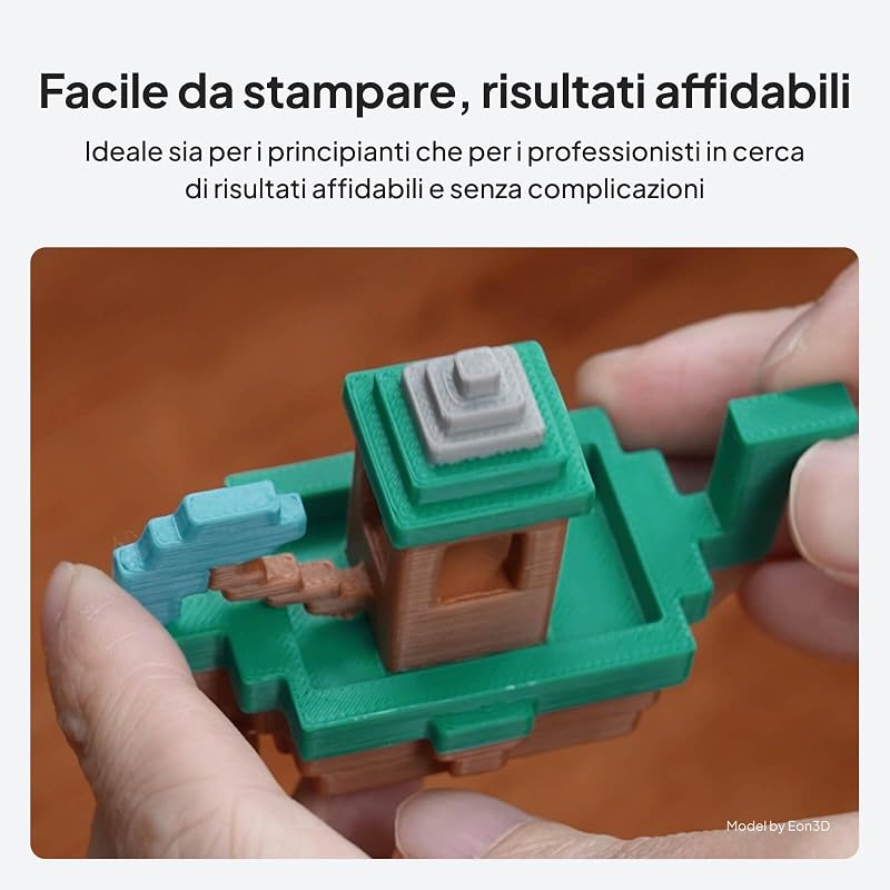 PLA RFID Filamento 1.75mm Nero 1KG