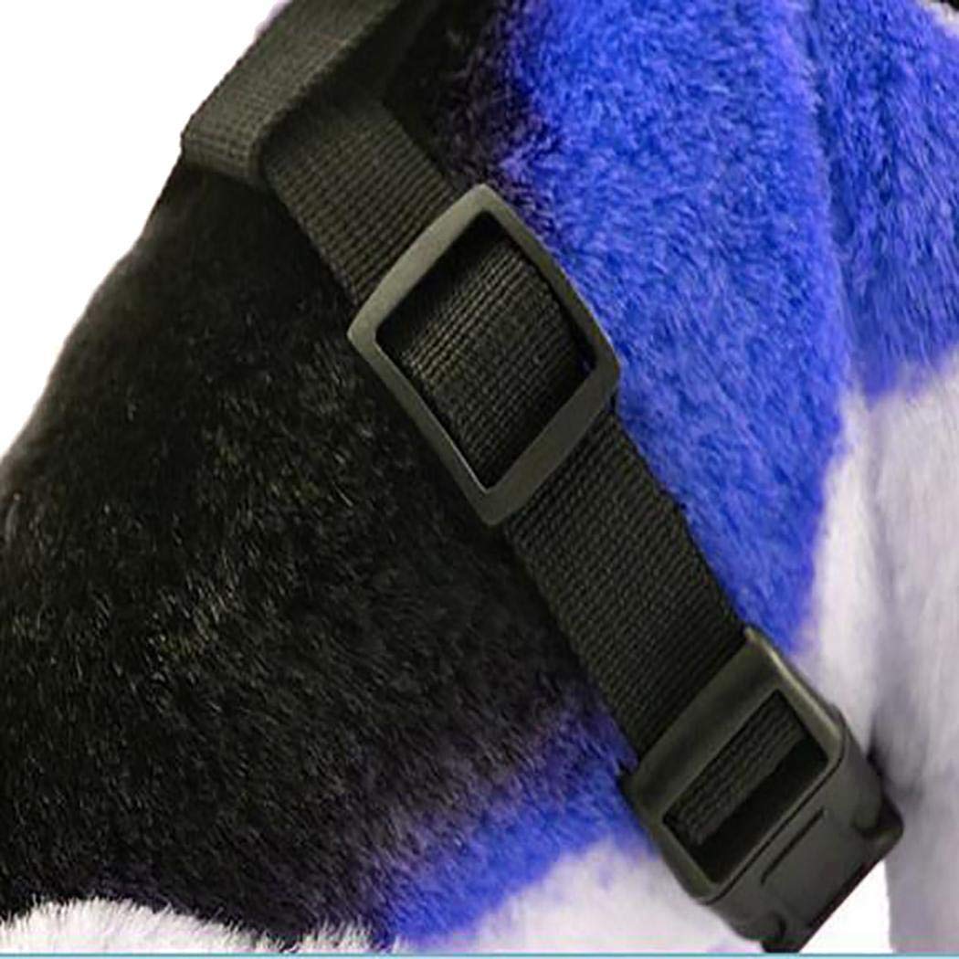 Minlop Mesh Gewebe Hundeweste Harness Weich Einstellbare Komfortable | Pet Lead-Brust Gehen Leine Hundegeschirr mit Clip, 4 Größen