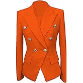 YSMLOIU Blazers for Women Business Casual Long Sleeve Blazer Jacket Open Front Work Office Suit Jackets