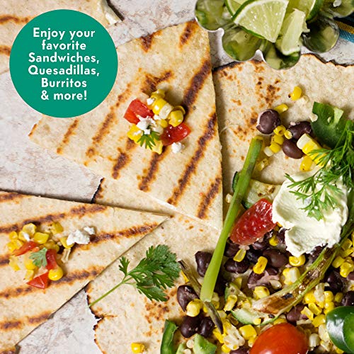 Toufayan Bakery, Spinach Gluten Free Wraps for Sandwiches, Tortillas