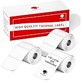 Phomemo Labels- 3 Rolls M110/M220/M221/M120/M200 Thermal Label Paper 1.18" x 0.79" (30x20mm), M110 Label Multipurpose Square Self-Adhesive Paper, 320 Labels/Roll