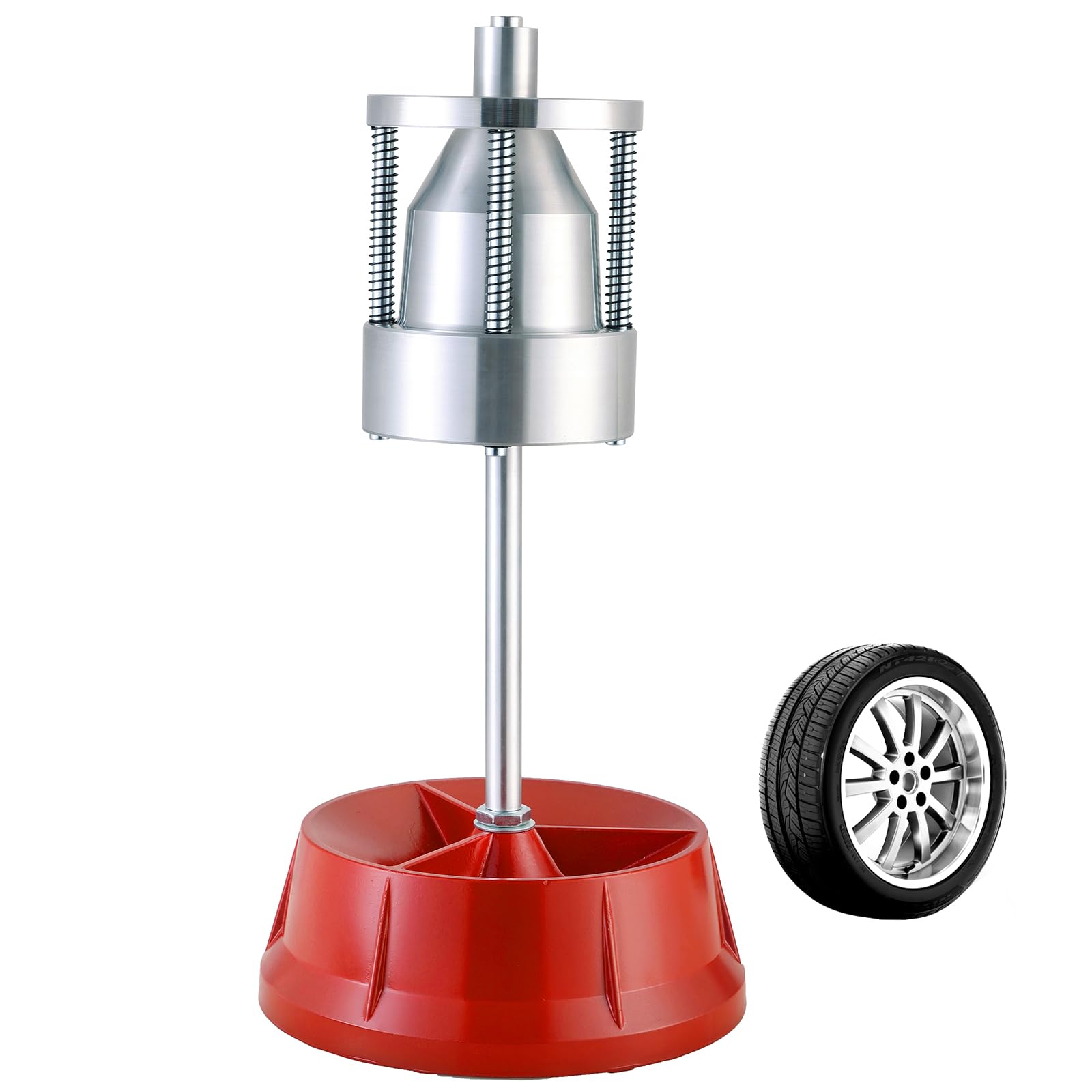Photo 1 of weyleity Portable Wheel Balancer with Heavy Duty Hubs | Tire Balancer Machine with Bubble Level, Tire Changer, Rim Balancing Machine, for Car and Light Truck