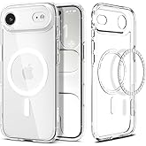 Spigen for iPhone Air Case, Ultra Hybrid MagFit [TPU Covered Camera Control] [Anti-Yellowing] [Compatible with Magsafe] - Clear