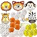 Jungle Safari Animal Balloons 69 Pack Safari Zoo Animals Party Supplies Jungle Birthday Party Favors Baby Shower Decorations Animal Cake Topper