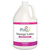 Pura 1st Vitamin Therapy 1 Gallon Massage Lotion, Vitamin E, Professional, Massage Therapy, Deep Tissue, Unscented, Hypoallergenic, Natural Ingredients, Skin Hydrating, Moisturizing, Muscle Relief