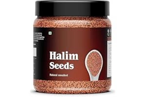 TS Halim Seeds (Aliv Seeds) - 400 Gm Jar - (Garden cress/Haleem) Hair Growth - Sourced 100% Raw From Organic Farms