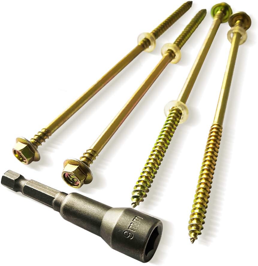 Viti Per Legno Testa Esagonale In Acciaio Inox V2A – M5 M6 M8 M10 M12 – DIN 571