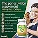 Ocu-GLO Vision Supplement for Small Dogs - Lutein, Omega-3 Fatty Acids, Grapeseed Extract - Support Optimal Eye Health & Vision in Dogs - Antioxidants for Canine Ocular Health - 90ct SNIP CAPS