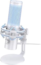 HyperX QuadCast 2 Frost USB Microphone 24-bit 96kHz Quad Cast 4 Polar view 5