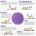 Yes4All High Density Foam Roller for Back, Variety of Sizes & Colors for Yoga, Pilates - Purple - 24 Inches
