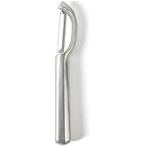 Calphalon Stainless Steel Vegetable Peeler with Swivel Blade, Ergonomic Non-Slip Grip Handle for Fruits &amp; Vegetables, Kitchen Peeler for Smooth Peeling &amp; Meal Prep