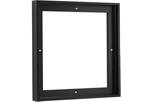 Pixy Canvas 8x8 inch Floater Frame for Canvas Paintings. 12 Colors. Floating Frame fits 5/8", 3/4" & max 7/8" Deep Stretched Canvas & Wood Panels (Black Oak, 8 x 8 in)