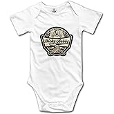 SADODER Ricky Bobby Racing Toddle Infant Bodysuit Climbing Short-Sleeve Onesie Jumpsuit Romper White