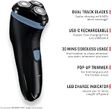 Remington R1 Electric Rotary Shaver - Cordless, USB-C, Pop-Up Trimmer view 2