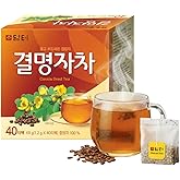 Damtuh Cassia Seed Tea – Traditional Korean Herbal Tea, Smooth & Caffeine-Free, 40 Tea Bags (1.2g each)