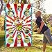 Blulu Carnival Toss Game Banner with 3 Bean Bags Carnival Game for Kids and Adults in Indoor Outdoor Activities Circus Theme Birthday Party Decoration Supply Set