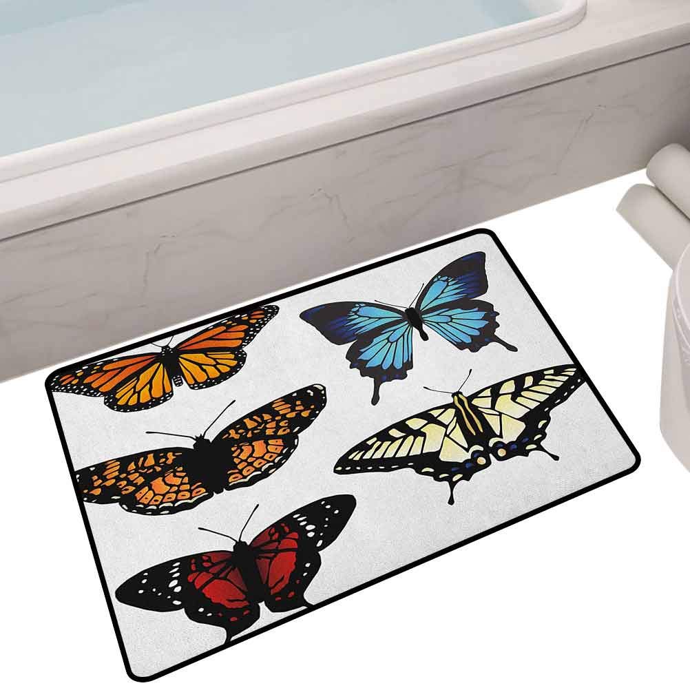Polyester Home Decorative Entry Door mat Five Different