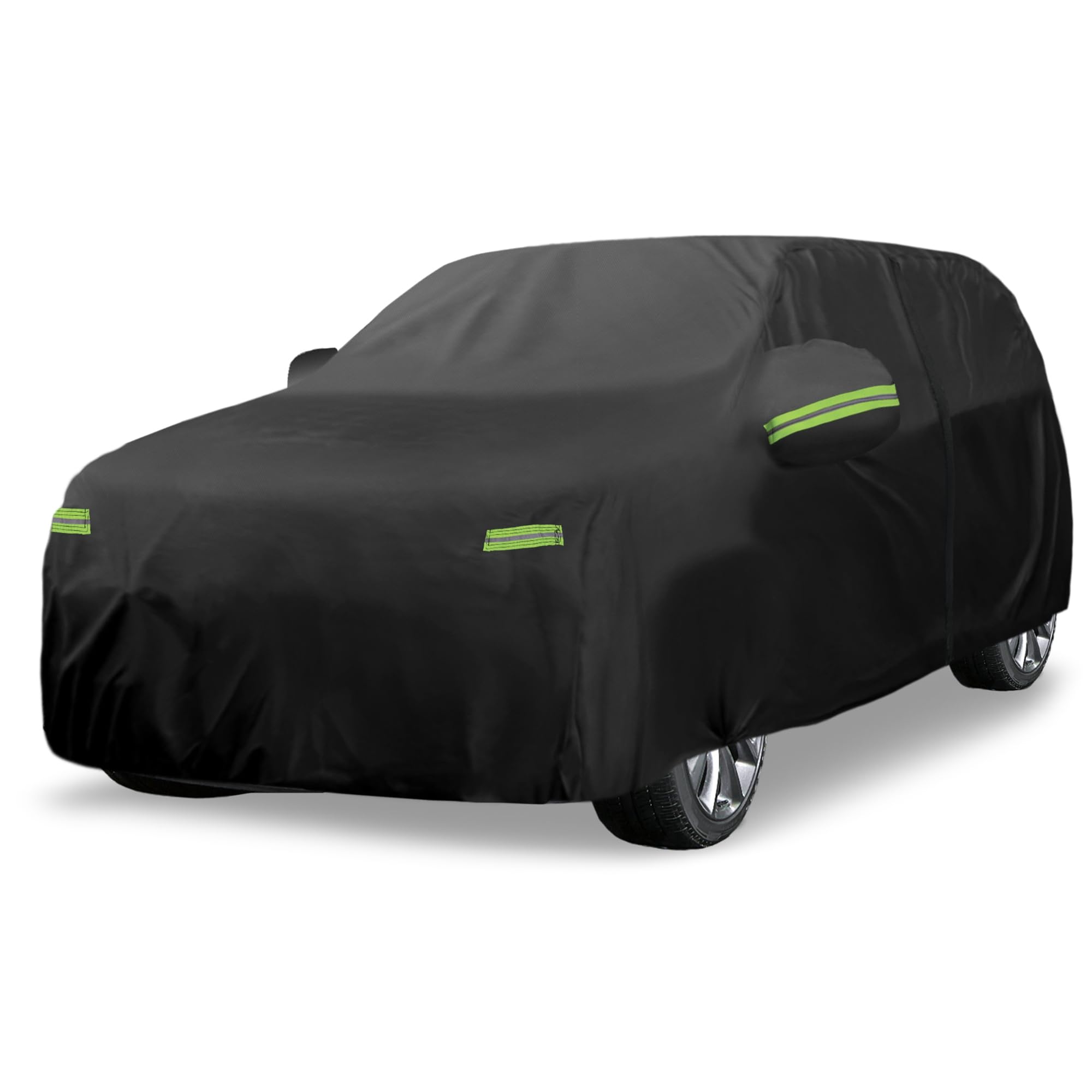 Photo 1 of uxcell Waterproof Car Cover for Dodge Durango 2011-2023 Outdoor Full Car Cover All Weather Protection Rain Sun Protection with Zipper Black