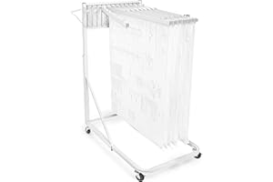 ADIR CORP. Adir Mobile Blueprint Holder – Construction Plan Rack, Map Organizer, Blueprint Rack, and Poster Display Rack for Jobsite and Office (Without Blueprint Clamps)