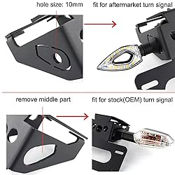 Motorcycle License Plate Bracket Compatible with