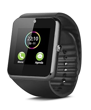 Smartek Smartwatch Reloj Inteligente con SIM, Pulsera de Actividad ...
