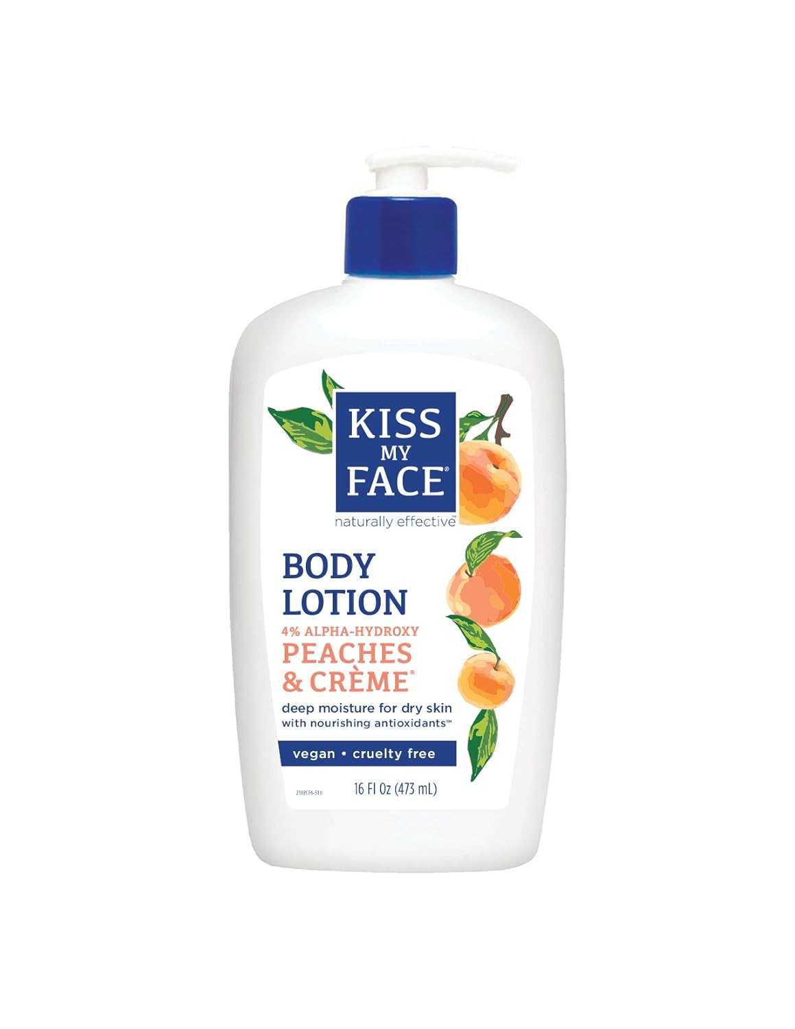 Kiss My Face Peaches & CrÃ¨me Moisturizer with alphahydroxy, Body
