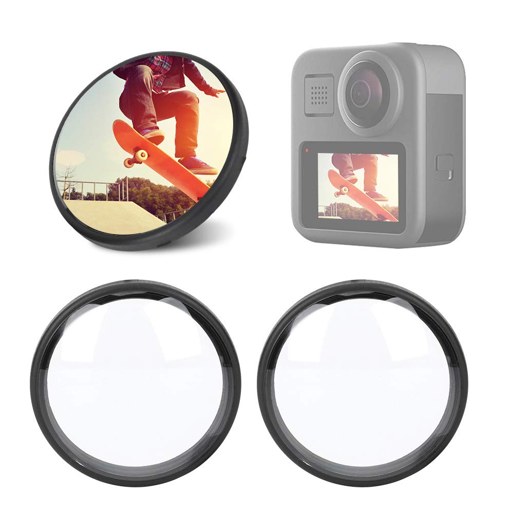 2Pcs Lens Protective Cover,Sports Camera Lens Cap Cover,Anti-Scratch Dustproof Cap Cover for Go Pro Camera Accessories