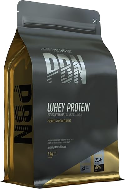 Premium Body Nutrition PBN Whey Protein Powder 1kg Cookies