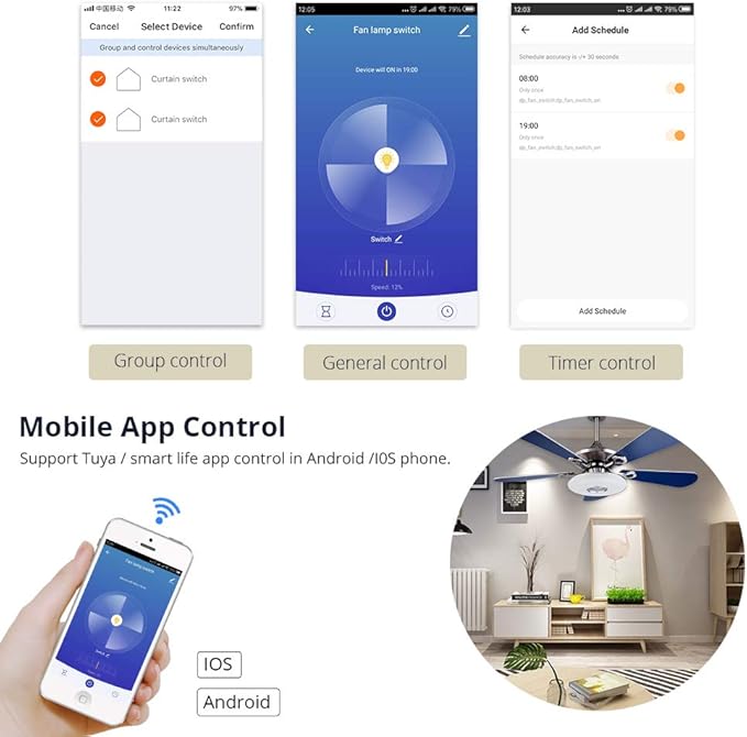 smart fan switch google home