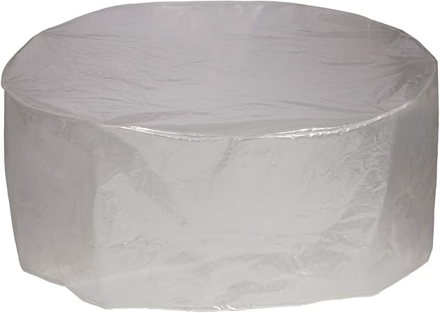 Amazon De Eugad Gartenmobel Schutzhulle Abdeckhaube Fur Sonneninsel Sonnenliege Gartentisch Gewebeplane Plane Hulle Rund 205x136cm Transparent 0016fcz