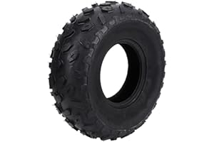 AKLOSIPY 19x7-8 ATV Tire for Mini Bikes Go Kart 4 UTV Cart Lawn Mower Snow Blower, Puncture Proof, Rubber,Tubeless,Excellent 
