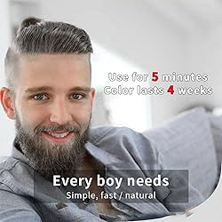 Guys Natural Darkening Beard Shampoo, Beard