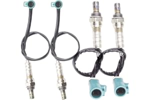 higherbro 4PCS Oxygen O2 Sensor 1 & 2 for Ford Mustang 1999 2000 2001 2002 2003 2004 2005 2006 2007 2008 2009 2010 3.8L/3.9L/4.0L/4.6L/5.4L Upstream + Downstream