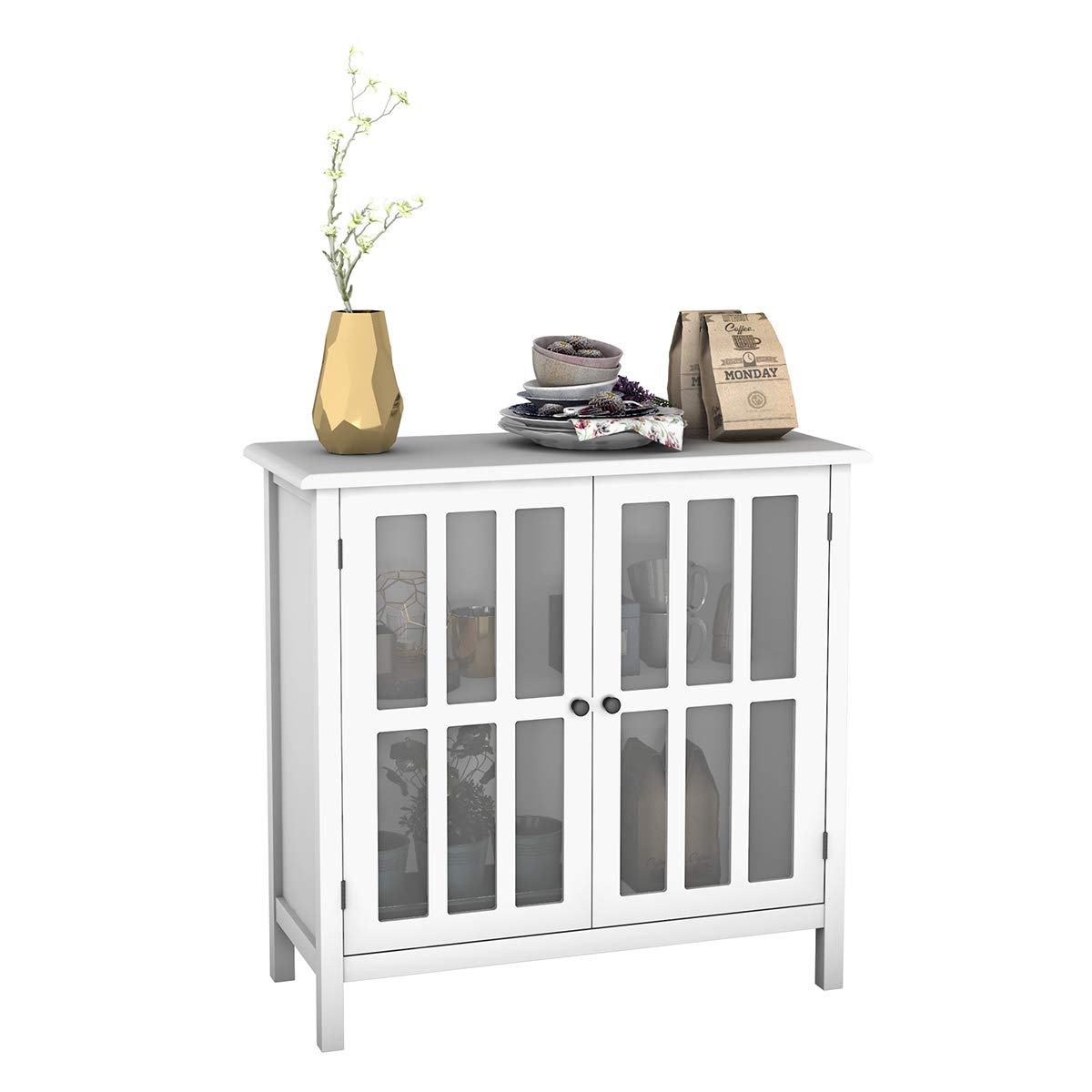 Narrow Console Table With Glass Doors Glass Door Ideas
