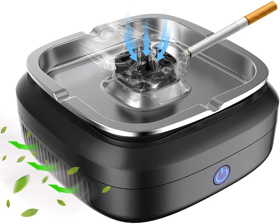 FOONEE Ashtray Air Purifier, 4000mAh Electric 8 Million Negative Ion Air Freshener, Smokeless