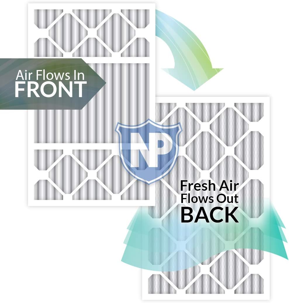 Nordic Pure 16x25x5 MERV 12 Honeywell/Lennox AC Furnace Air Filters 2 Pack - - 