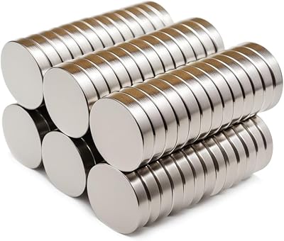 Yizhet 50x Neodymium Magnets 10mm x 2mm Strong Small Disc Mini Fridge