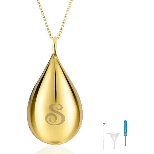 MOLICACI 14K Gold Projection Cross Urn Necklace For Ashes, 10K/ 14K/18K Real Gold Photo Projection Personalized Cremation Necklace Jewelry For Women Keepsake Necklace Memorial Ash Holder