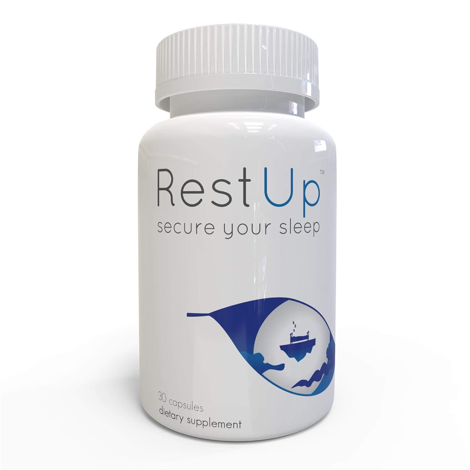 Amazon.com: RestUp by Alternascript, Melatonin, 5-HTP, Non-Habit Forming Sleep Supplement 1-Pack, (30 Ct): Health & Personal Care