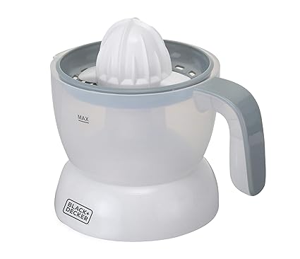 Black+Decker BXCJ0052IN 30 Watt 0.5 Liter Juicer (White)