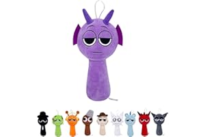 Cute Plush Toys for Kids, Birthday Decoration Plushies Animal Doll, Cute Soft Stuffed Mini Figures Game for Gift Party (Purpl