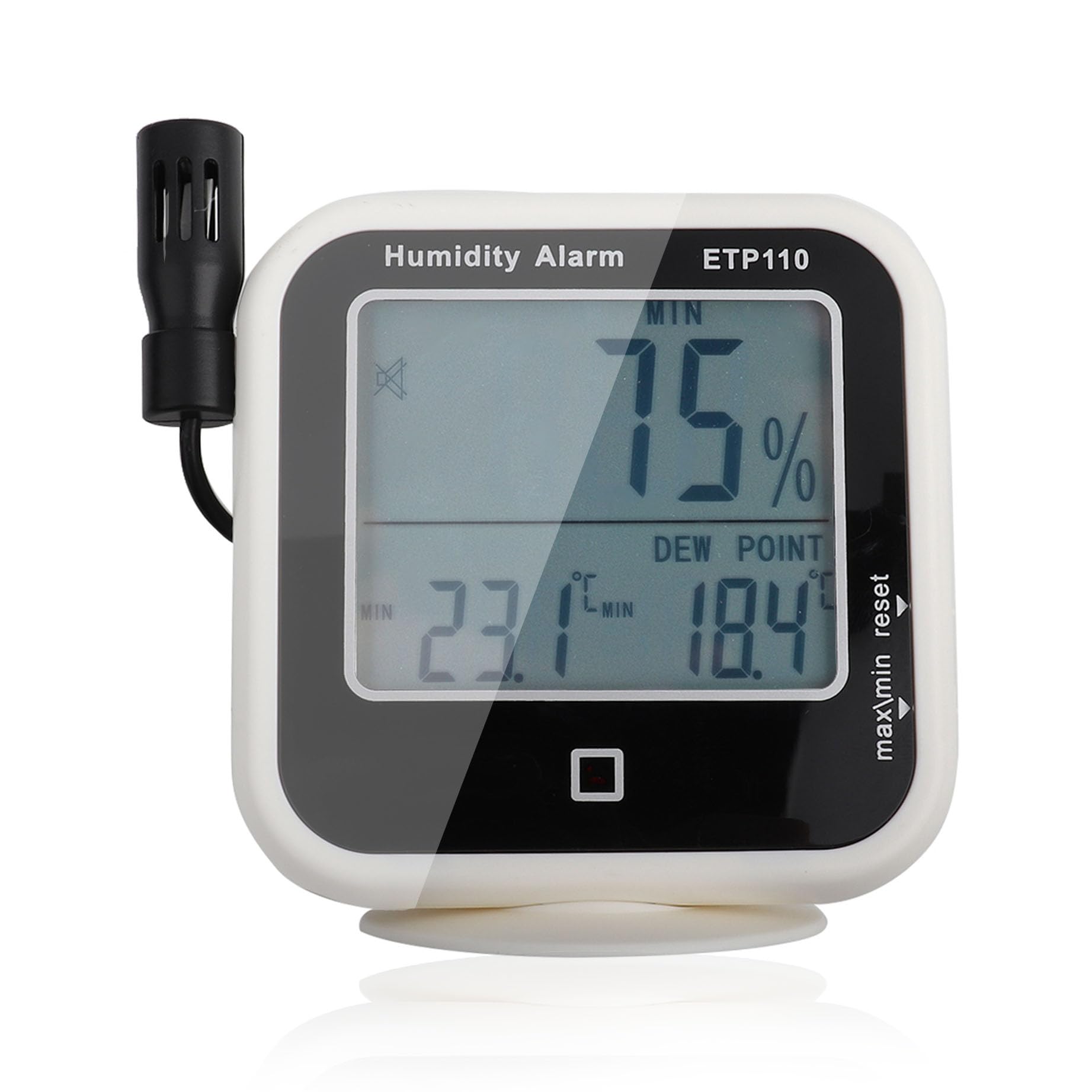 Relative Humidity Temperature And Dew, Digital Hygrometer, Akozon Etp110 Portable Digital - Hygrometer Humidity Dew Point Meter Thermometer For Home/Laboratory