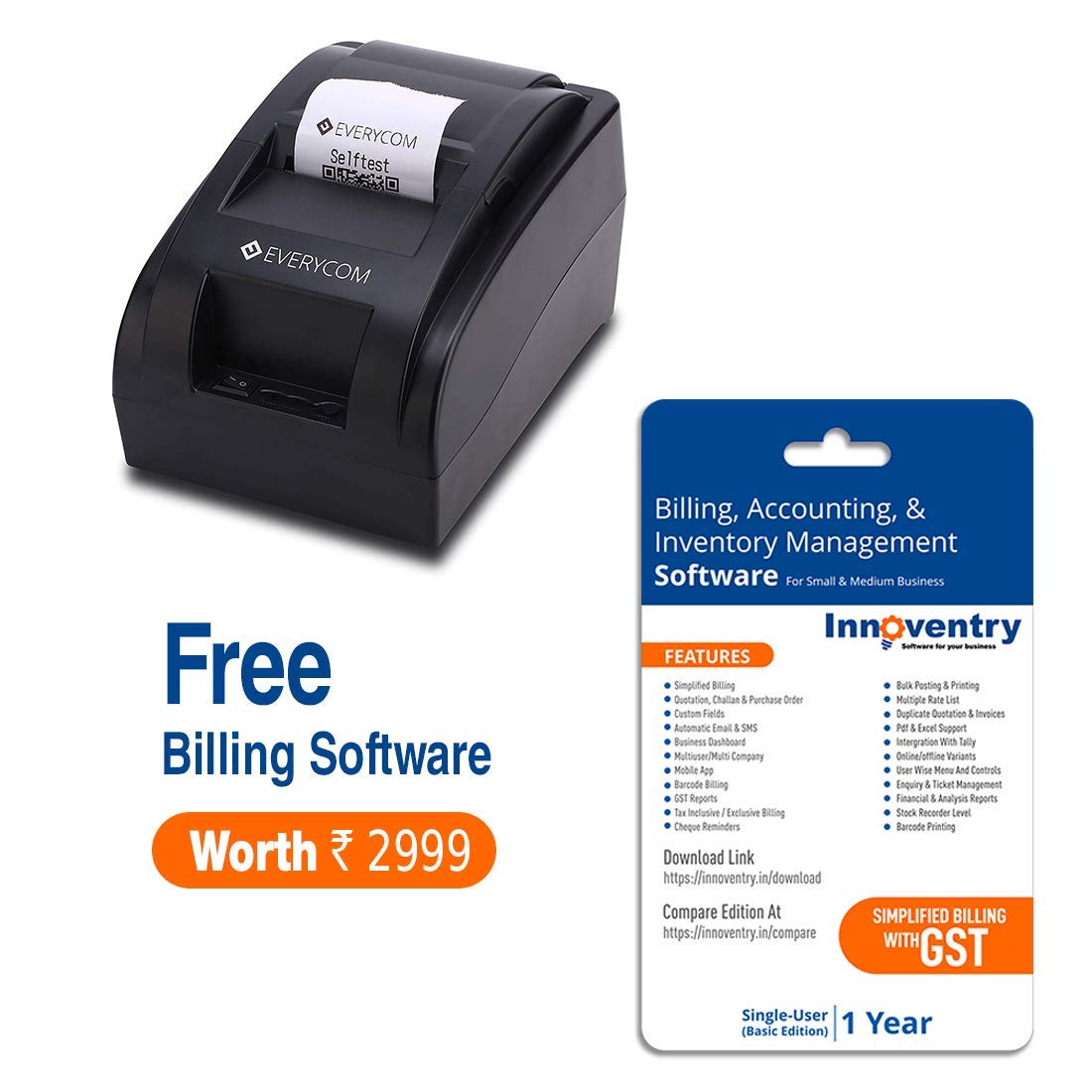 everycom thermal printer price