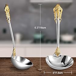 KEAWELL Luxury Gravy Ladle, 18/10 Stainless