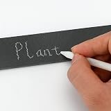 KINGLAKE 20Pcs Slate Plant Labels with Talcum Pen 3cm Large Markers view 4