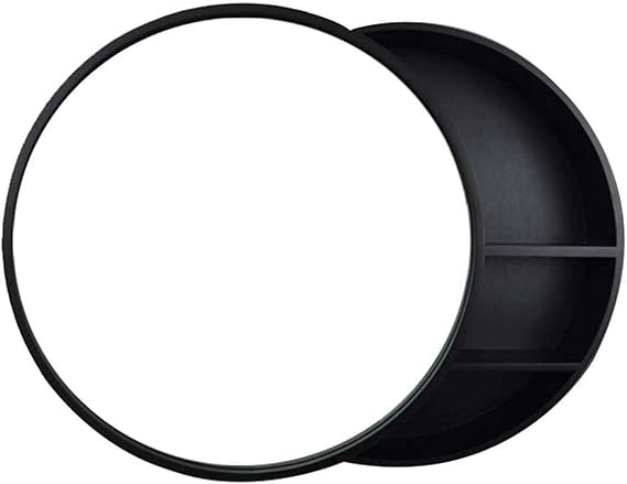 ZHTY Badezimmerspiegelschrank, Massivholz mit Schließfach