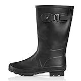 NORTY Waterproof Rain Boots for Women Size 11, Mid