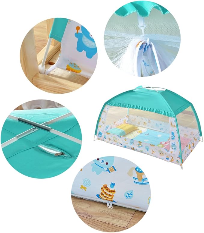 Moustiquaire Yourte Pour Enfants Moustiquaire De Lit Tente De Protection Pliable Lit De Bebe Tente Pour Enfants Installation Gratuite Fermeture Eclair Anti Piqures De Moustiques 1 Porte Amazon Fr Cuisine Maison