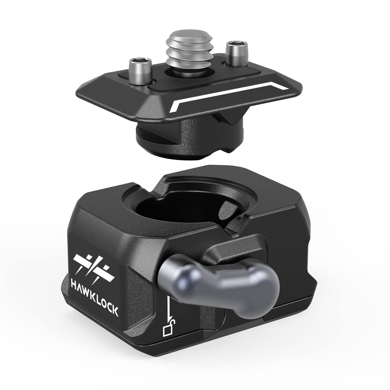 SMALLRIG Quick Release Base and Plate Drop-in HawkLock mini Quick Release Monitor Mount with 1/4" Screw, for Camera and Monitor, Max. Load 5kg - 3513B